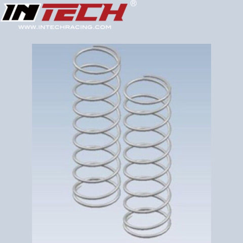 INTECH Racing 700004 Shock Spring Rear Hard White (2) ERSC-10 BR-6 BR-6E