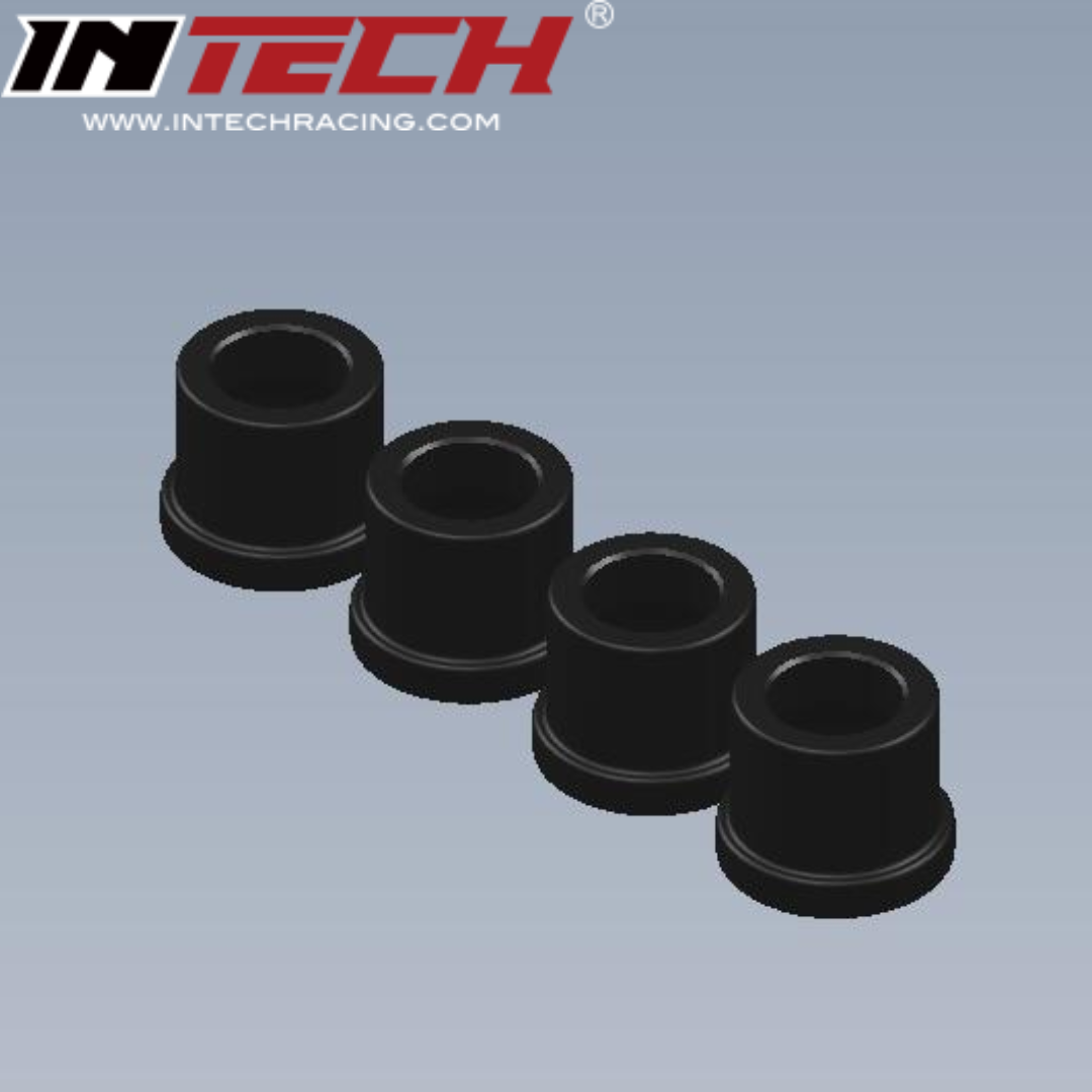 INTECH Racing 100035 Shock Cap Bushings (4) ERSC-10 BR-6 BR-6E ...