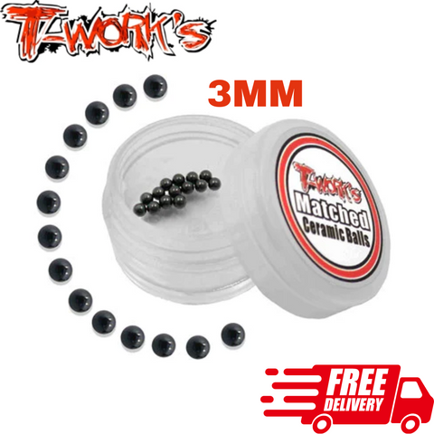 T-work's 3mm Matched Ceramic Differential Balls (14)