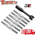 T-work's Associated B7 & B7D Titanium Turnbuckle Set