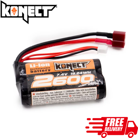 Konect 7.4V 2600mah 15C Lilon Battery
