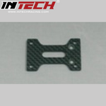 INTECH Racing 300036 Center Diff Support Plate Graphite ERSC-10 BR-6E