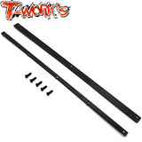 T-work's Airflow Wing Wickerbill Set Graphite 1/8 Buggy/Truggy