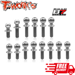 T-work's 64 Titanium Ball End Set Team Associated RC10 B7 B7D (14pcs)