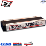 EZpower Ice Series 7200mah ULCG Stick Lipo HV PRO 7.6v 2s 140/70c battery designed for radio control parts and rc cars, featuring high capacity and performance.