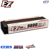 EZpower Ice Series 9800mah Stick Long Run Lipo HV PRO 7.6v 2s 140/70c battery designed for high performance in radio control parts and rc cars by Naughty Boy RC.