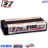 EZpower Ice Series 9100mah 1/12 Spec Lipo HV PRO 3.8v 1s 140/70c battery for rc cars, designed for high performance and long-lasting power, suitable for radio control parts.