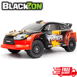 BlackZon Vyper RX RC Rally Car RTR Turbo Brushless 1/14 4WD Red