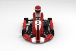 Team Saxo GK-200 1/8 RC Go Kart KIT ARTR Red