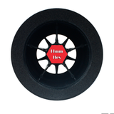 Team Saxo TS01198 1/10 F1 Pre-Glued Foam Tire Rear 25Sh (2)