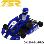 Team Saxo GK-200-PRO 1/8 RC Go Kart KIT ARTR Blue