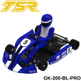 Team Saxo GK-200-PRO 1/8 RC Go Kart KIT ARTR Blue