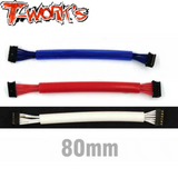 T-work's Bushless Motor Sensor Cable 80mm Blue Red White