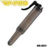 VP-PRO RS-923 Quick Fuel Stick Nitro Gun designed for easy and precise refueling of nitro-powered rc cars, featuring a sleek gray body and ergonomic trigger.