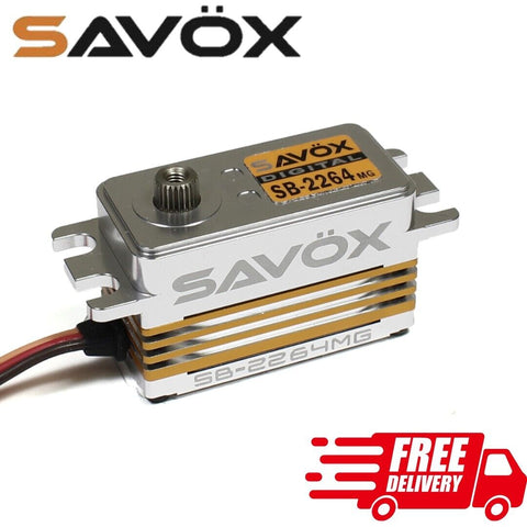 Savox SB-2264MG Low Profile HV Brushless Steering Servo