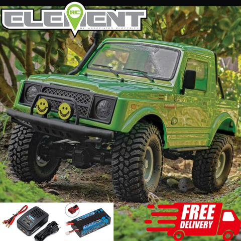 Element Enduro Bushido RC 1/10 4WD RTR Kei Car Lipo Green