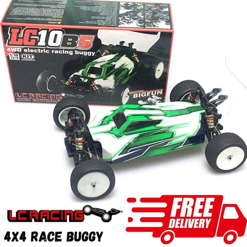 LC Racing LC10B5 1/10 4WD Competition RC Buggy Kit Slipper + Gear Diff