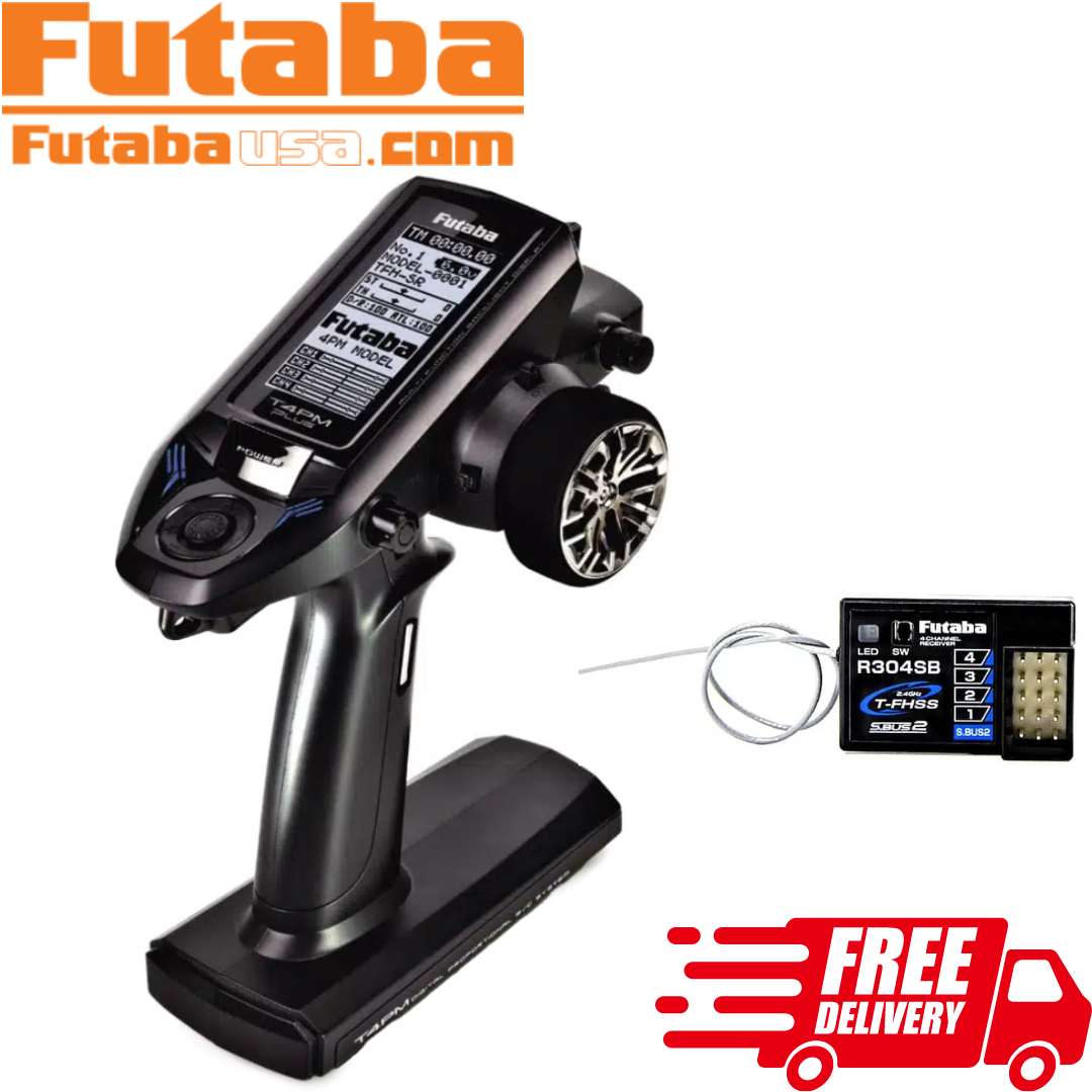 Futaba 4PM Plus Transmitter & R304SB Receiver RC Car Truck