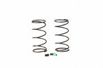 02530116 PR Racing Type R Front Shock Springs (2) (Green/Black)