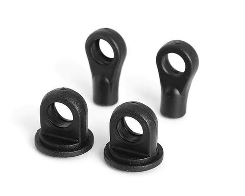 C8001 LC Racing Shock Parts: Upper/Lower Ball Caps PTG-2