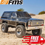 FMS FCX24 K5 Chevy Blazer RTR 1/24 4x4 Crawler Black