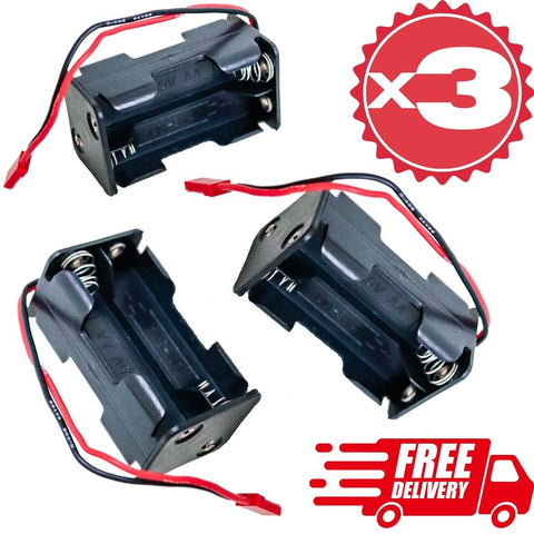 Nitro Engine Receiver AA Battery Box Pack Holder JST (3)