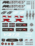 67410436 2020 PR ST1 V3T Body & Stickers Stadium Truck RC Parts Remote Control