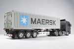 Tamiya 40ft 1/14 RC Cargo Shipping Scale Container Semi Truck Trailer Maersk