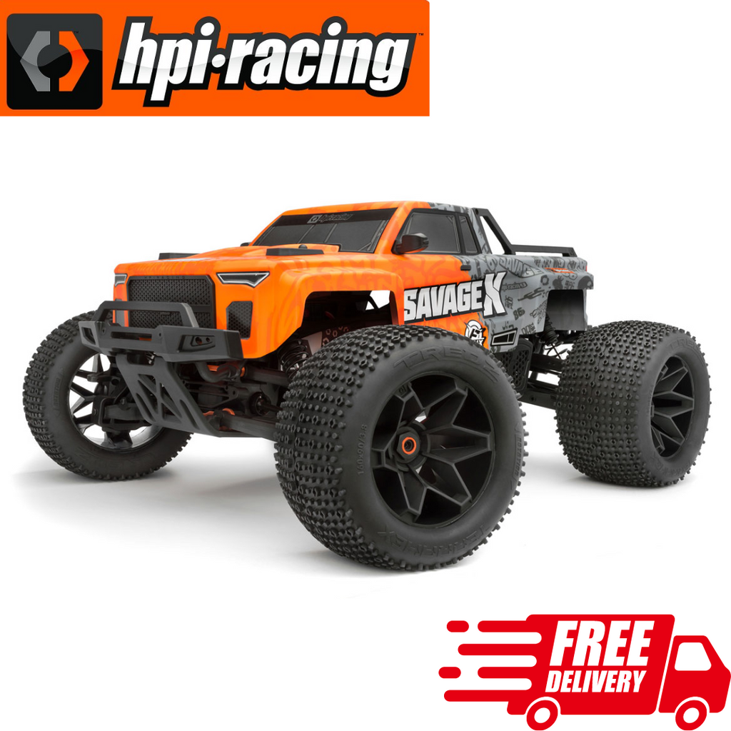 HPI Racing Savage X FLUX V2 1/8th 4WD Brushless RC Monster Truck HPI Racing Savage X FLUX V2 1/8th 4WD Brushless RC Monster Truck