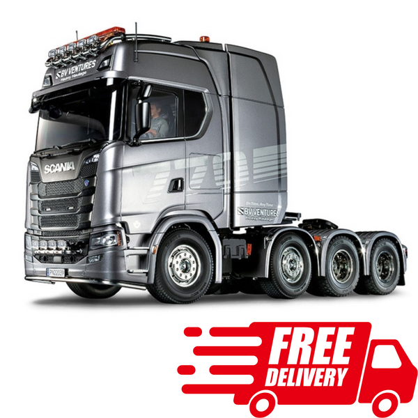 TAMIYA SCANIA 770 S 8x4/4 トラクタートラック Tamiya 56376 Scania 770 S 8x4/4 (Gun Metal Edition) / Tamiya USA