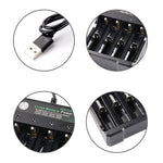 4 Slot 18650 Lithium Smart Quad Battery Charger